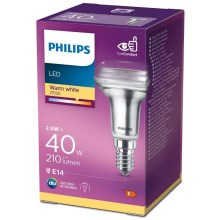 Bec LED proiector Philips E14/2,8W/230V 2700K