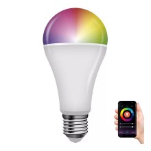 Bec LED RGB dimabil GoSmart A65 E27/14W/230V 2700-6500K Wi-Fi Tuya