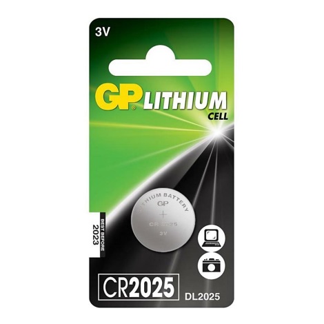 1 buc Baterie buton cu litiu CR2025 GP 3V/170mAh