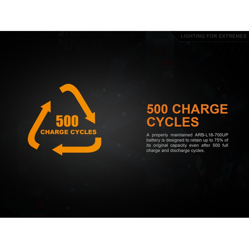 1 buc. baterie reîncărcabilă USB/3,6V 700 mAh Fenix FERCR123ALIIONUP