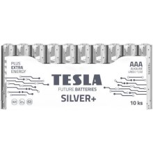 10 baterii alcaline AAA SILVER+ 1,5V Tesla Batteries