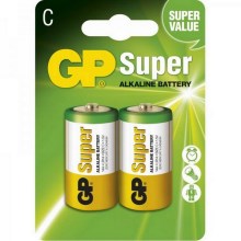 2 buc Baterie alcalină LR14 GP SUPER 1,5V