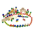 2Kids Toys - Cuburi din lemn colorate, 500 buc.
