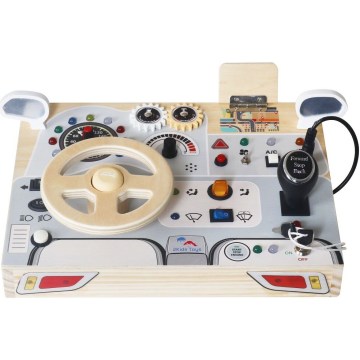 2Kids Toys - Panou de activități, model mașină, funcționează cu 3x AAA