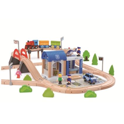 2Kids Toys - Set de tren Oraș și Sat, 200 piese