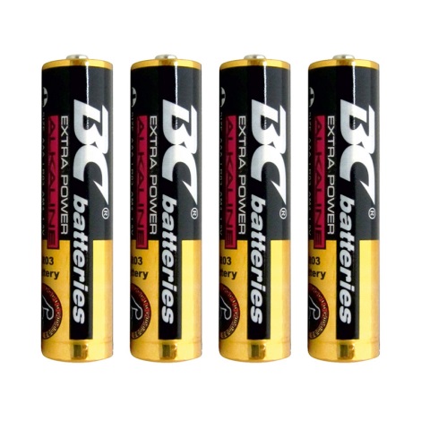 4 buc Baterii alcaline EXTRA POWER AAA 1,5V