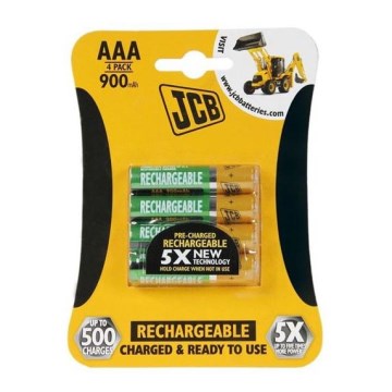 4 buc Baterii reîncărcabile AAA NiMH/900mAh/1,2V