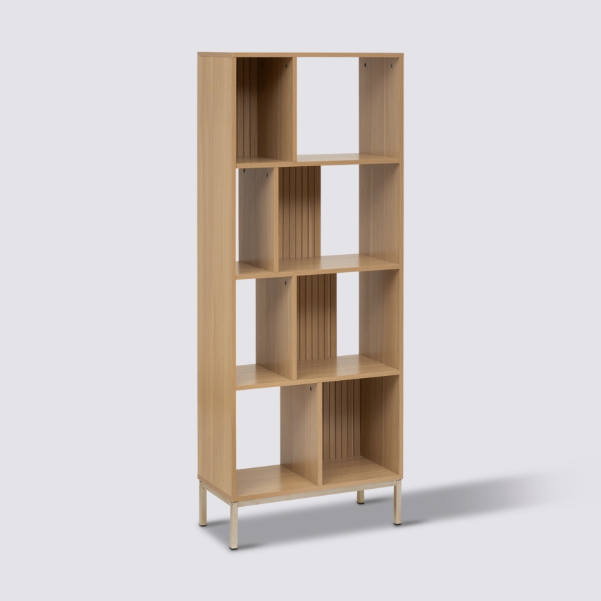 5five - Bibliotecă GRID 63x159x30 cm maro
