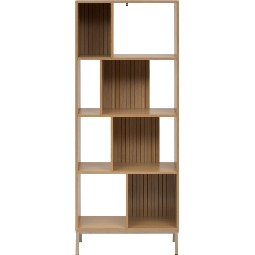 5five - Bibliotecă GRID 63x159x30 cm maro