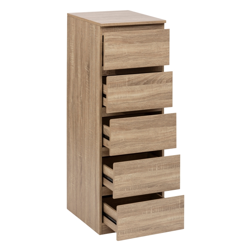 5five - Comodă HEIM 40x118x48 cm maro