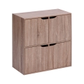 5five - Comodă TIDY 68x68x32 cm maro