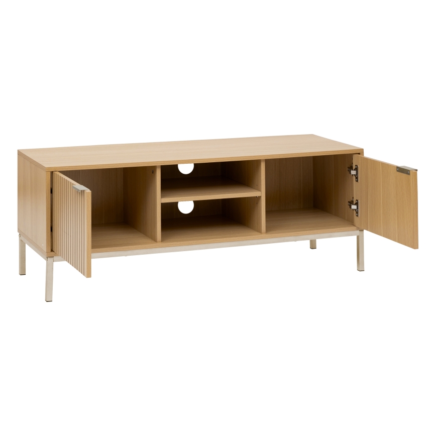 5five - Comodă TV KUBI 120x40 cm maro