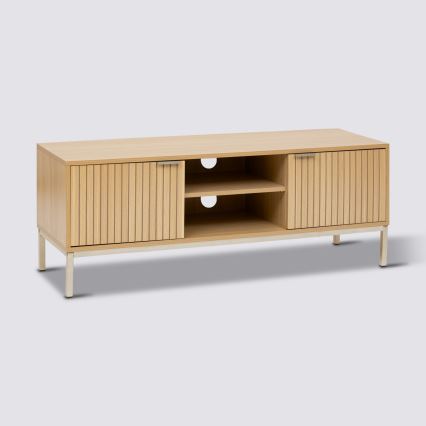 5five - Comodă TV KUBI 120x40 cm maro