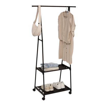 5five - Cuier de podea FESY 156x83 cm, negru