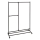 5five - Cuier de podea KENY 173x117 cm negru