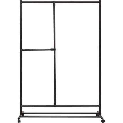 5five - Cuier de podea KENY 173x117 cm negru