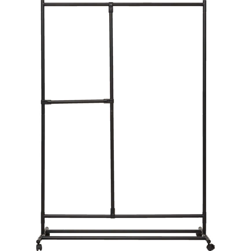 5five - Cuier de podea KENY 173x117 cm negru