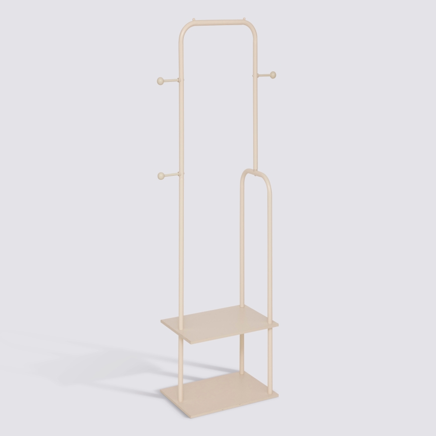 5five - Cuier de podea LENTY, 164 x 45 cm, crem