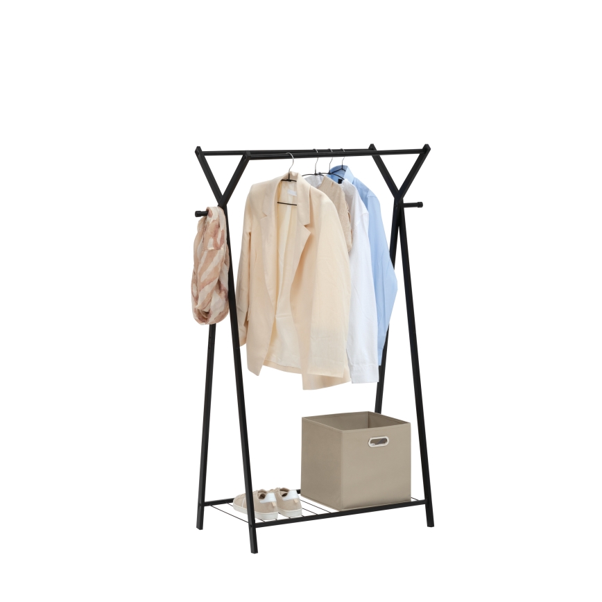 5five - Cuier de podea METY 145x98 cm, negru