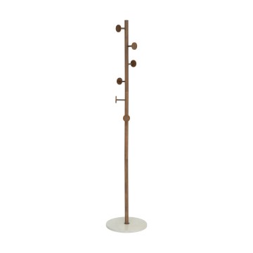 5five - Cuier de podea PERY 175x36,5 cm maro/alb