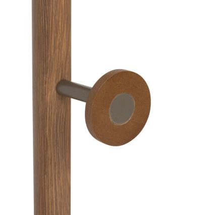 5five - Cuier de podea PERY 175x36,5 cm maro/alb