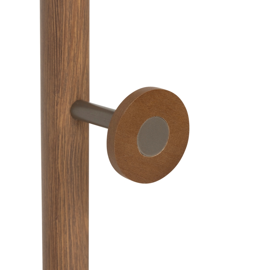 5five - Cuier de podea PERY 175x36,5 cm maro/alb