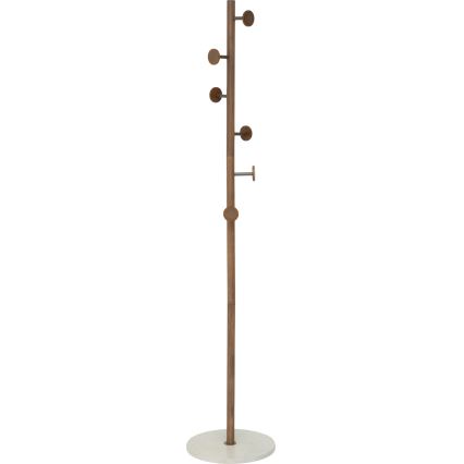 5five - Cuier de podea PERY 175x36,5 cm maro/alb