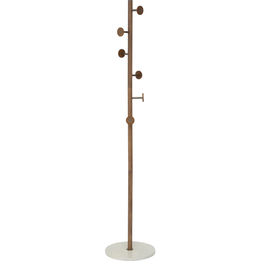 5five - Cuier de podea PERY 175x36,5 cm maro/alb