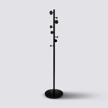 5five - Cuier de podea PERY 176x37 cm negru
