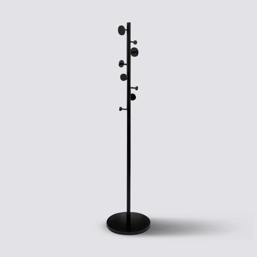 5five - Cuier de podea PERY 176x37 cm negru