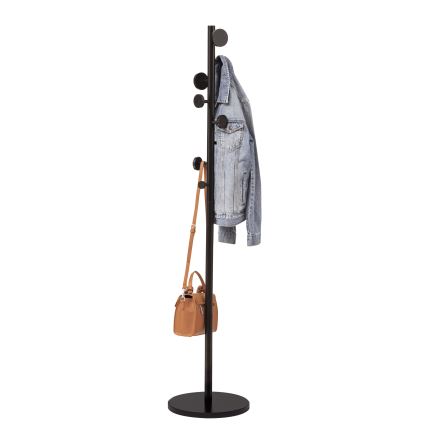 5five - Cuier de podea PERY 176x37 cm negru
