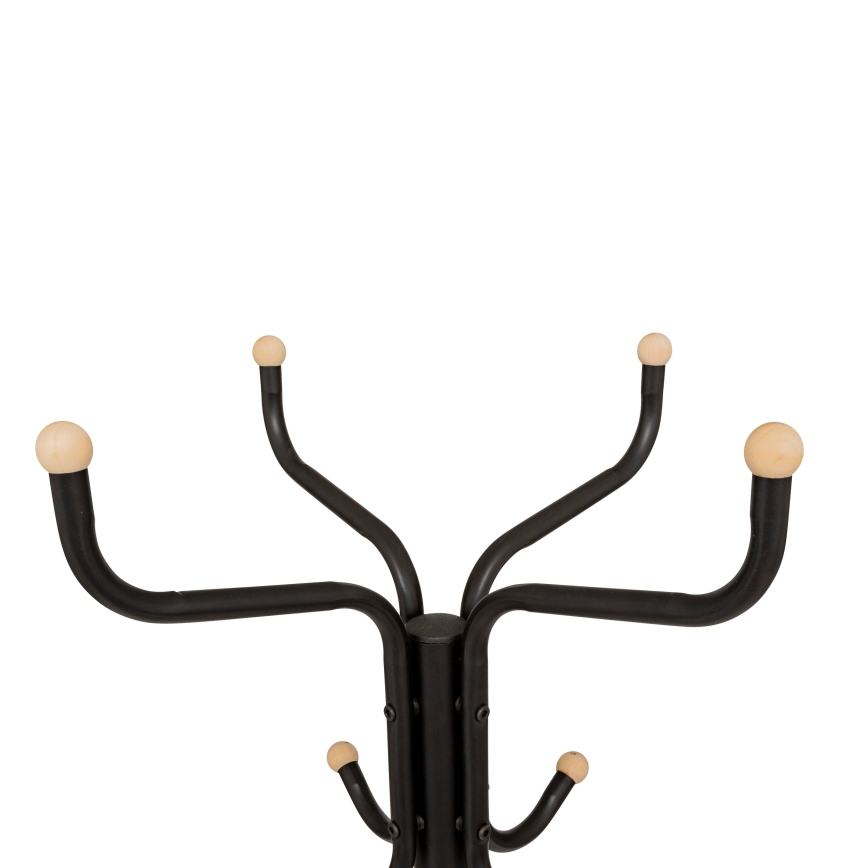 5five - Cuier de podea RAFU 178x43 cm, negru