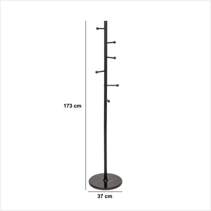 5five - Cuier de podea TIGE 173x37 cm negru