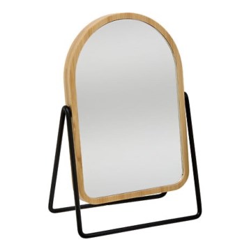 5five - Oglindă cosmetică SWING 20,5x17,5 cm bambus