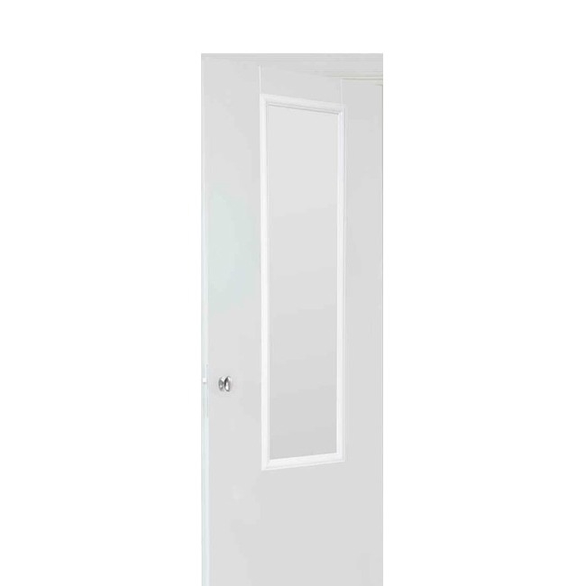 5five - Oglindă de agățat pe ușă MATCHING 125 x 35 cm, albă