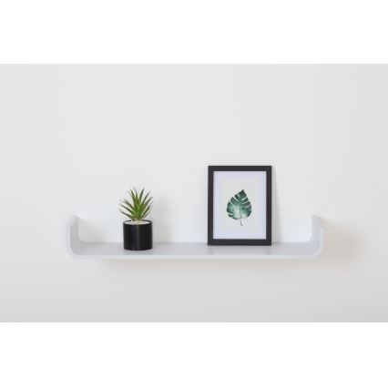 5five - Raft de perete KAPTO, 80 x 20 cm, alb