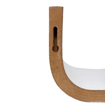 5five - Raft de perete KAPTO, 80 x 20 cm, alb