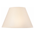 Abajur de înlocuire pentru lampă de masă JUTA, soclu E27, Ø 19 cm, crem