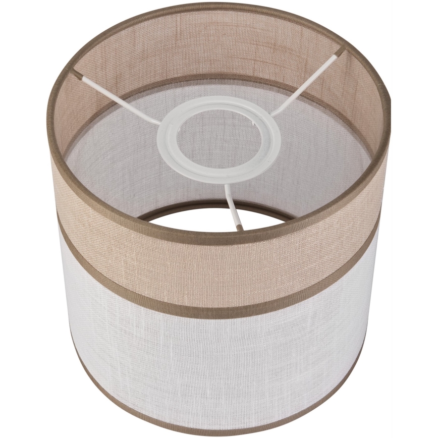 Abajur de rezervă pentru lustră, lampă de masă și aplică ANDREA E27 d. 16 cm bej/gri