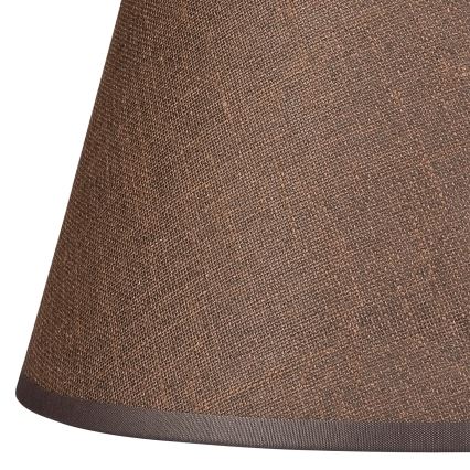 Abajur de rezervă pentru lustră și aplică ANTONIO E14 120x200 mm maro