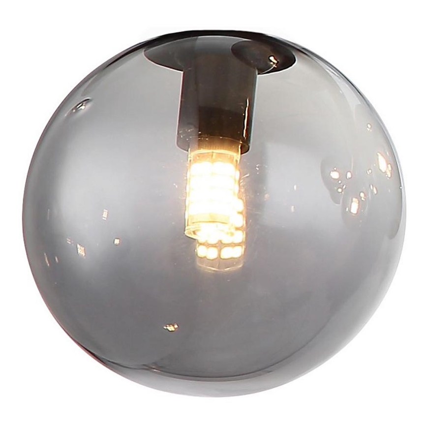 Abajur de rezervă din sticlă central d. 12 cm Globo