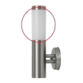 Abajur de rezervă din sticlă pentru corp de iluminat de exterior Rabalux INOX TORCH E27 alb