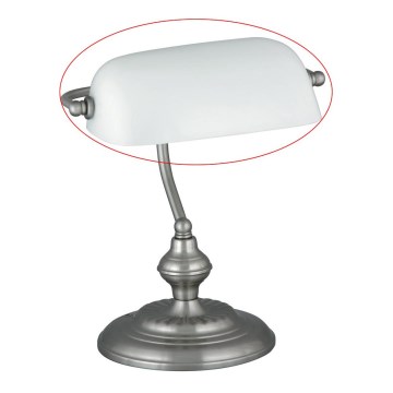 Abajur de rezervă din sticlă pentru lampă de masă Rabalux 4037 BANK E27