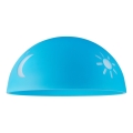 Abajur de rezervă din sticlă pentru lustră DAY & NIGHT E27 d. 30 cm albastru