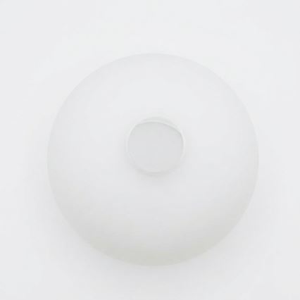Abajur de rezervă din sticlă pentru lustră E14 d. 15 cm alb