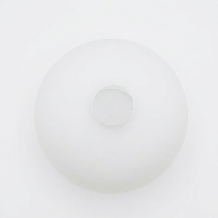 Abajur de rezervă din sticlă pentru lustră E14 d. 15 cm alb