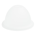 Abajur de rezervă din sticlă pentru lustră E27 d. 19 cm alb