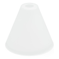 Abajur de rezervă din sticlă pentru lustră E27 d. 23 cm alb