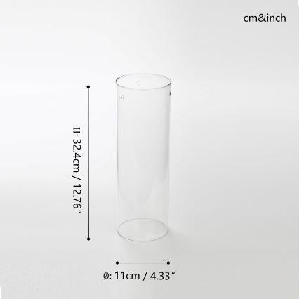 Abajur de rezervă din sticlă pentru lustră Eglo PINTO d. 11 cm exterior