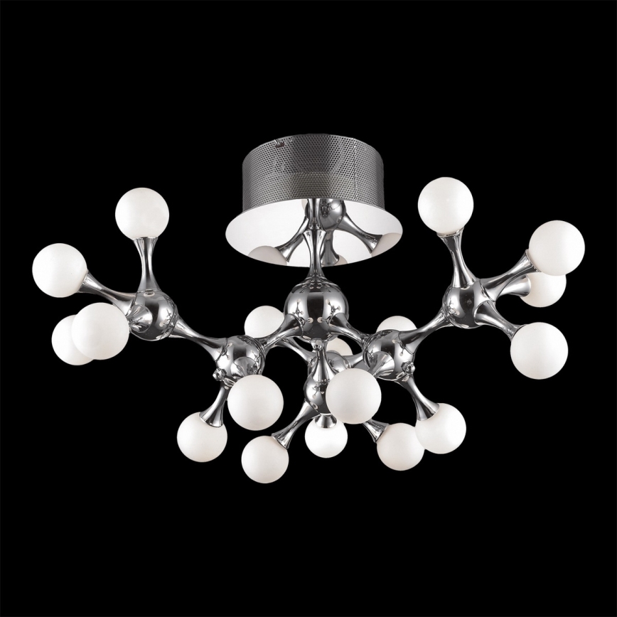 Abajur de rezervă din sticlă pentru lustră Prezent 64018 ATOMS G4